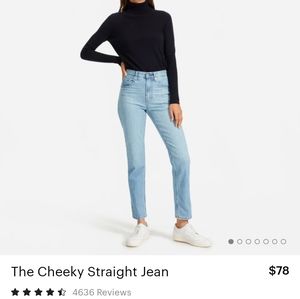 NWT Everlane The Cheeky Straight Jean